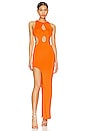 view 1 of 4 Dallas Cut Out Dress in Orange