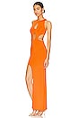 view 3 of 4 Dallas Cut Out Dress in Orange