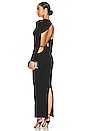 view 1 of 5 Margo Open Back Gown in Black