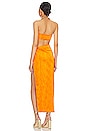view 3 of 3 Karolyna Maxi Skirt Set in Orange