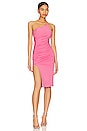 view 1 of 3 Brynn Ruched Midi Dress in Pink