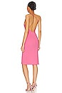 view 3 of 3 Brynn Ruched Midi Dress in Pink
