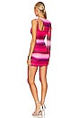 view 3 of 4 Kiana Cut Out Dress in Pink Multi