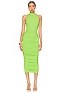 view 1 of 3 Mallory High Neck Dress in Green