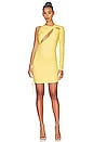 view 1 of 4 Ilana Ruched Mini Dress in Neon Yellow