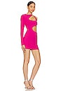 view 2 of 4 Jamie Cut Out Dress in Hot Pink