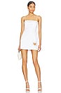 view 1 of 5 Cait Heart Cut Out Dress in White