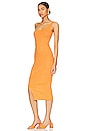 view 3 of 4 Gracie Cut Out Dress in Tangerine