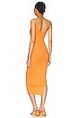 view 4 of 4 Gracie Cut Out Dress in Tangerine