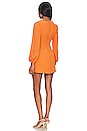 view 4 of 4 Selene Wrap Dress in Orange