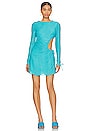 view 1 of 4 Filippa Ruched Mini Dress in Blue