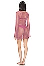 view 3 of 4 Gaia Mini Dress in Pink Metallic