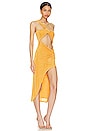 view 2 of 4 Daria Cut Out Dress in Tangerine