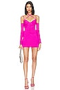 view 1 of 3 Leslie Mini Dress in Hot Pink