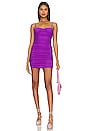view 1 of 4 Emmie Mesh Mini Dress in Purple