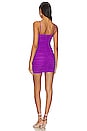 view 3 of 4 Emmie Mesh Mini Dress in Purple