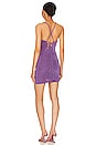 view 3 of 3 Romina Corset Mini Dress in Purple