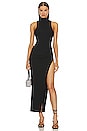 view 1 of 3 Janet Slit Midi Dress in Black