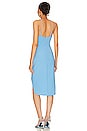 view 3 of 3 Lisette Drape Midi Dress in Blue