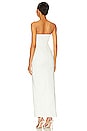 view 3 of 3 Gianna Sweetheart Slit Gown in White