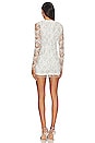view 3 of 4 Nia Sequin Fringe Dress in White