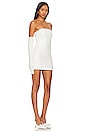 view 3 of 4 Isabel Strapless Mini Dress in White