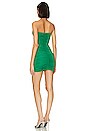 view 3 of 3 Vivienne Ruched Mini Dress in Green