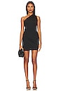 view 1 of 3 Shani Ruched Mini Dress in Black