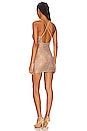 view 3 of 4 Charlie Drape Mini Dress in Nude
