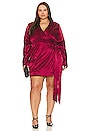 view 5 of 6 ROBE COURTE JENNIE in Burgundy