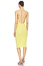 view 3 of 3 Racheal Open Back Dress in Yellow