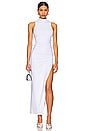 view 1 of 3 Janet Slit Midi Dress in White