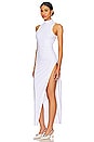 view 2 of 3 Janet Slit Midi Dress in White