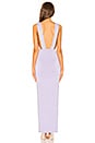 view 3 of 3 ROBE MAXI ERIKA in Lavender