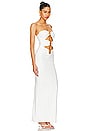 view 2 of 3 Luciana Maxi Dress in White