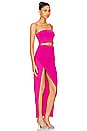 view 2 of 4 Lydia Maxi Skirt Set in Hot Pink