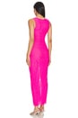 view 3 of 3 Nelly Sheer Maxi Dress in Hot Pink