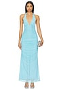 view 1 of 4 Cathy Maxi Dress in Dusty Blue