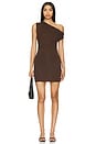 view 1 of 3 Alessia Mini Dress in Brown