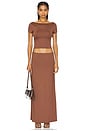 view 1 of 4 Oaklyn Maxi Set in Brown