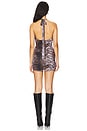 view 3 of 4 Kamrin Mini Dress in Brown Animal