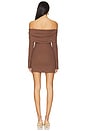 view 3 of 3 Marks Mini Dress in Chocolate Brown