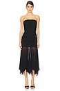 view 1 of 3 Amaris Strapless Dress in Black