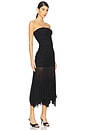 view 2 of 3 Amaris Strapless Dress in Black