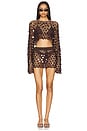 view 1 of 4 Coralie Skirt Set in Brown