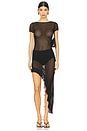 view 1 of 5 Aletta Asymmetric Dress in Black