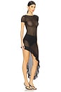 view 2 of 5 Aletta Asymmetric Dress in Black