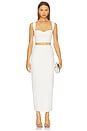 view 1 of 3 Veneda Skirt Set in White