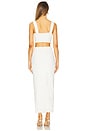 view 3 of 3 Veneda Skirt Set in White