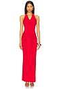 view 1 of 3 Mariza Halter Maxi Dress in Red
